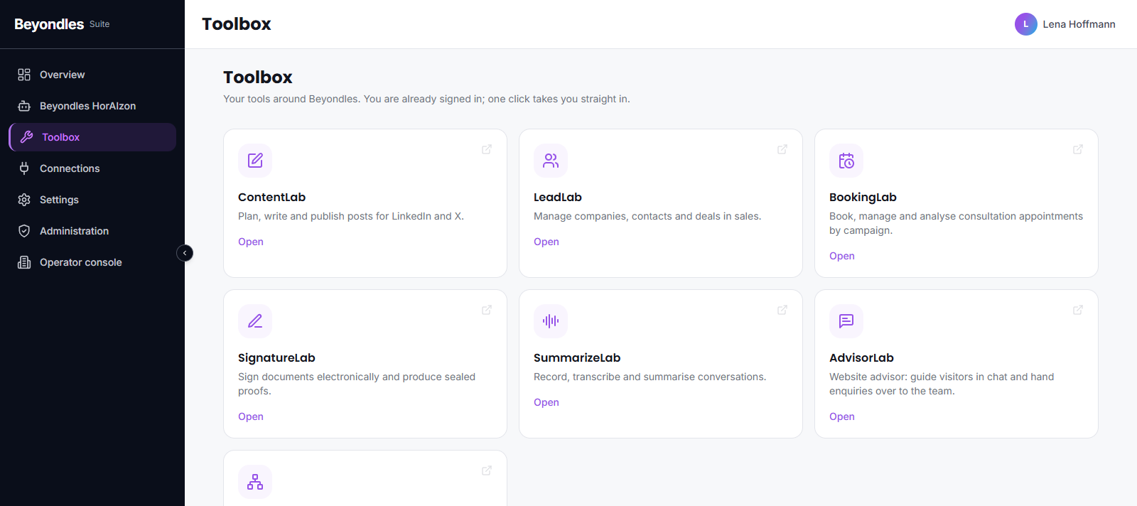 Labs: ready-made tools